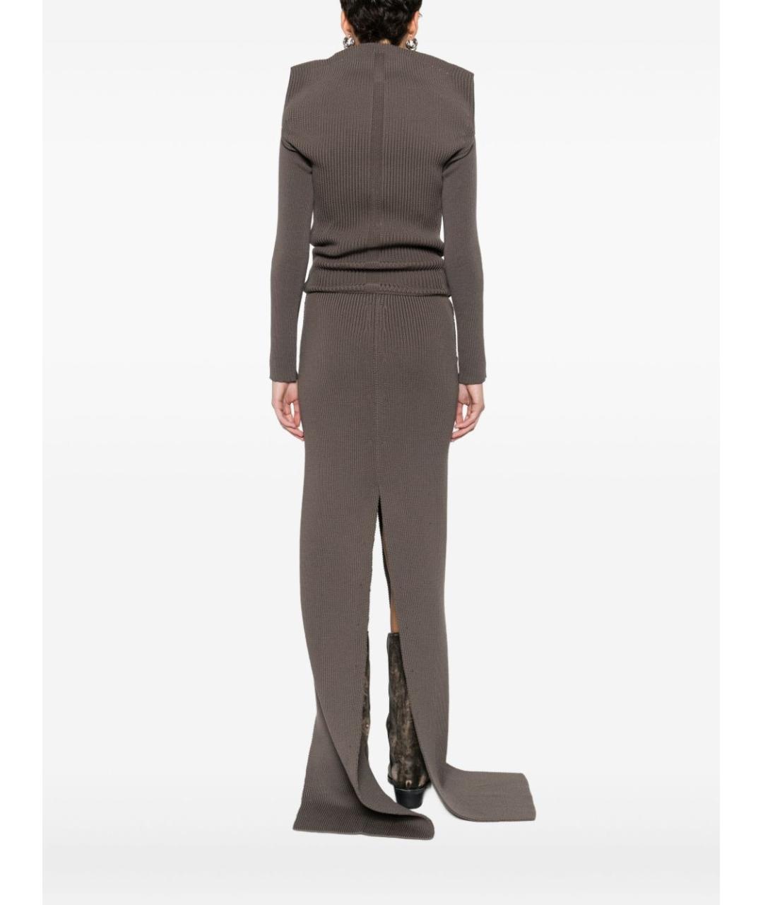 RICK OWENS Серый шерстяной джемпер / свитер, фото 3