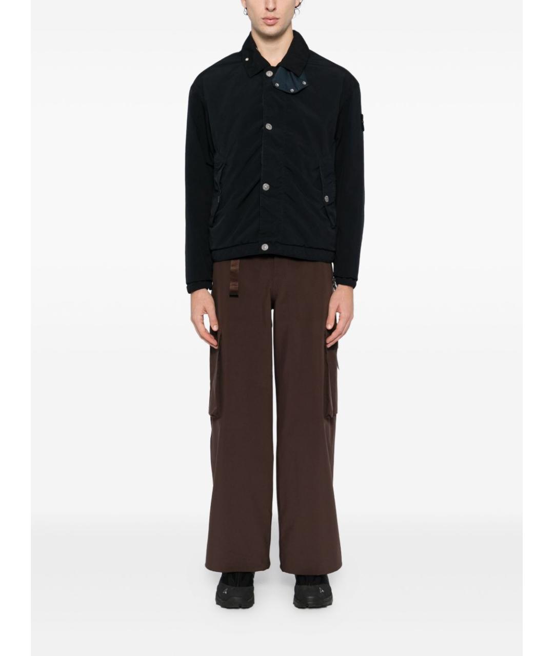 STONE ISLAND Синяя полиэстеровая куртка, фото 2