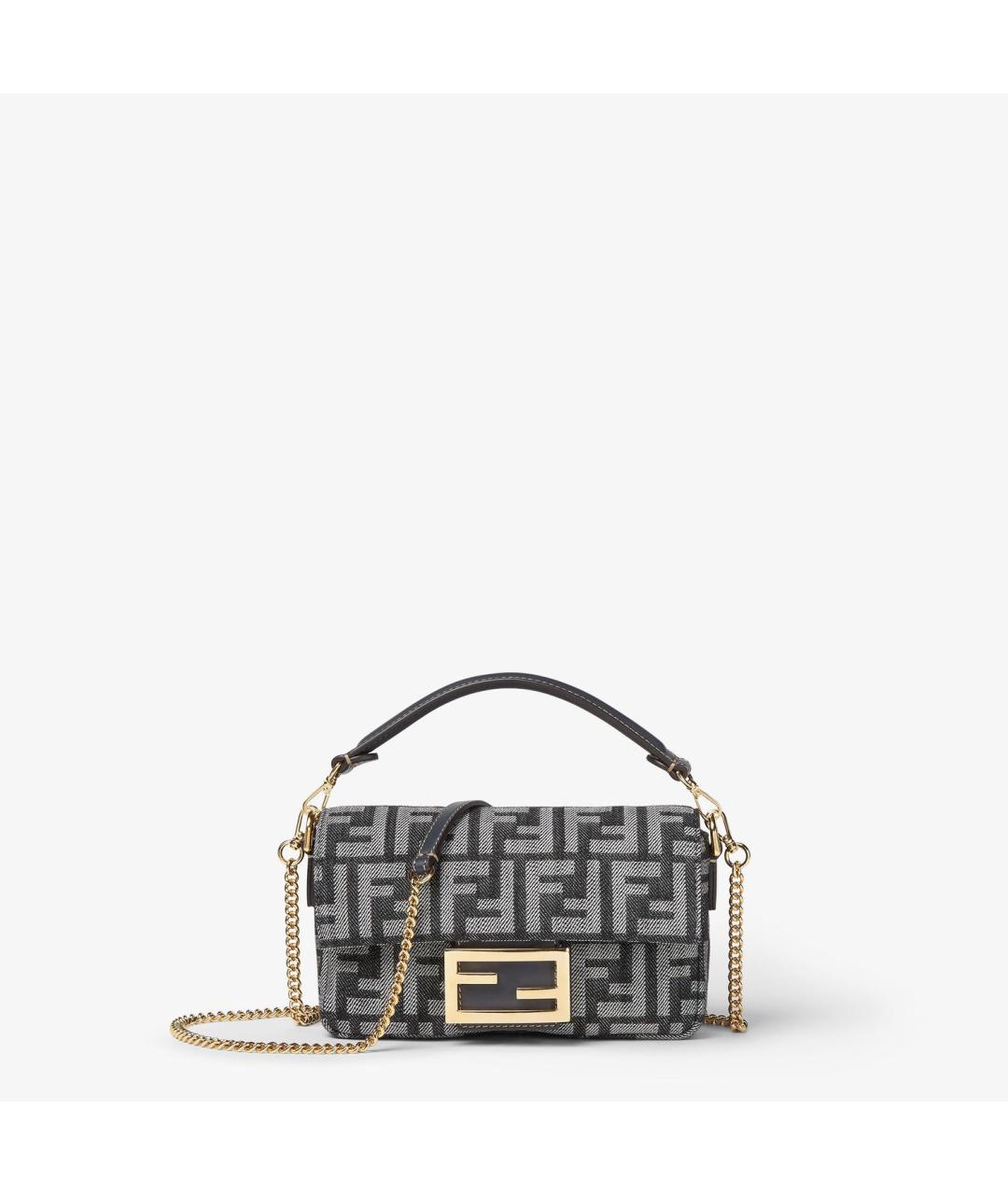 FENDI Мульти тканевая сумка с короткими ручками, фото 6