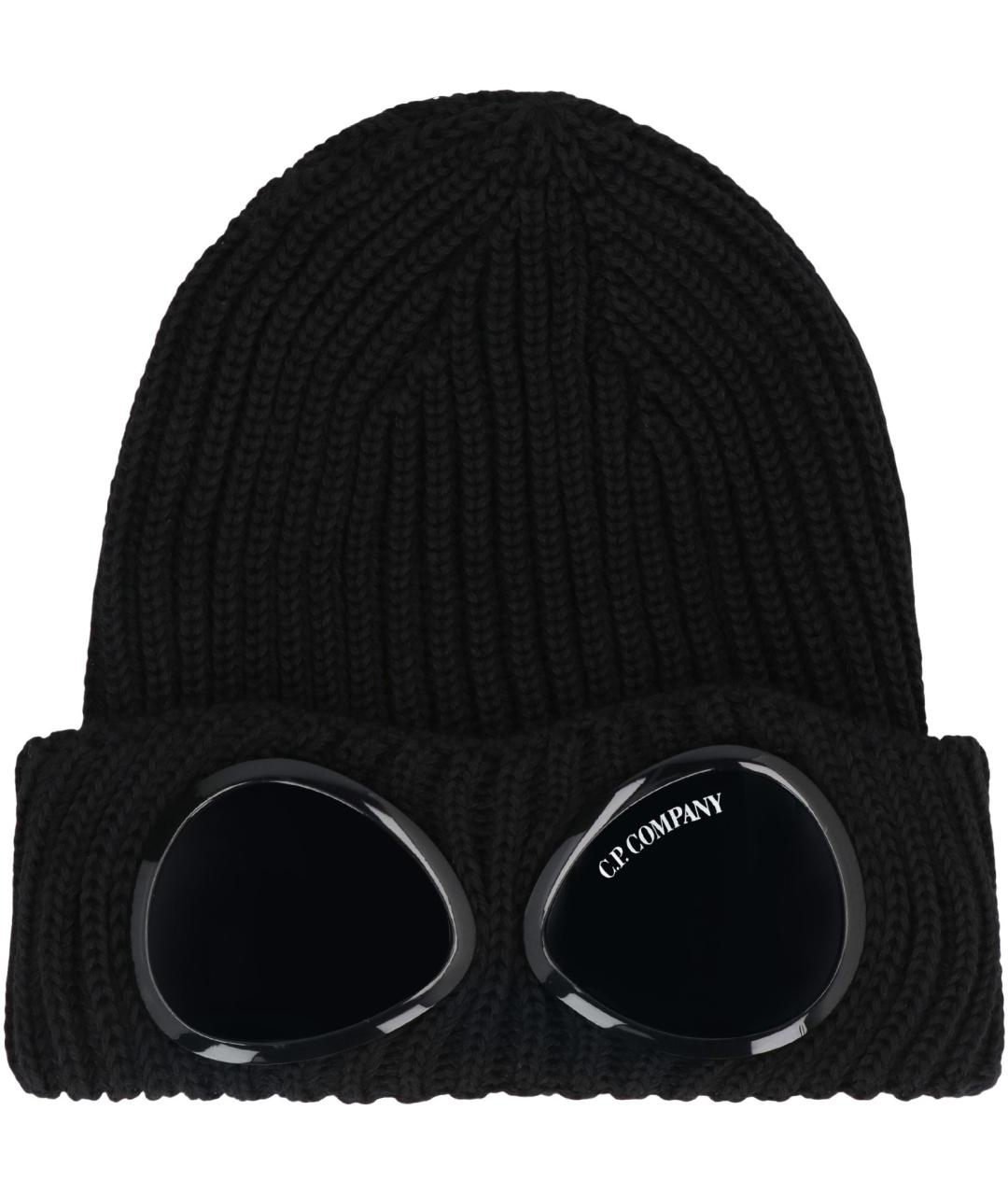 CP COMPANY Черная шерстяная шапка, фото 2