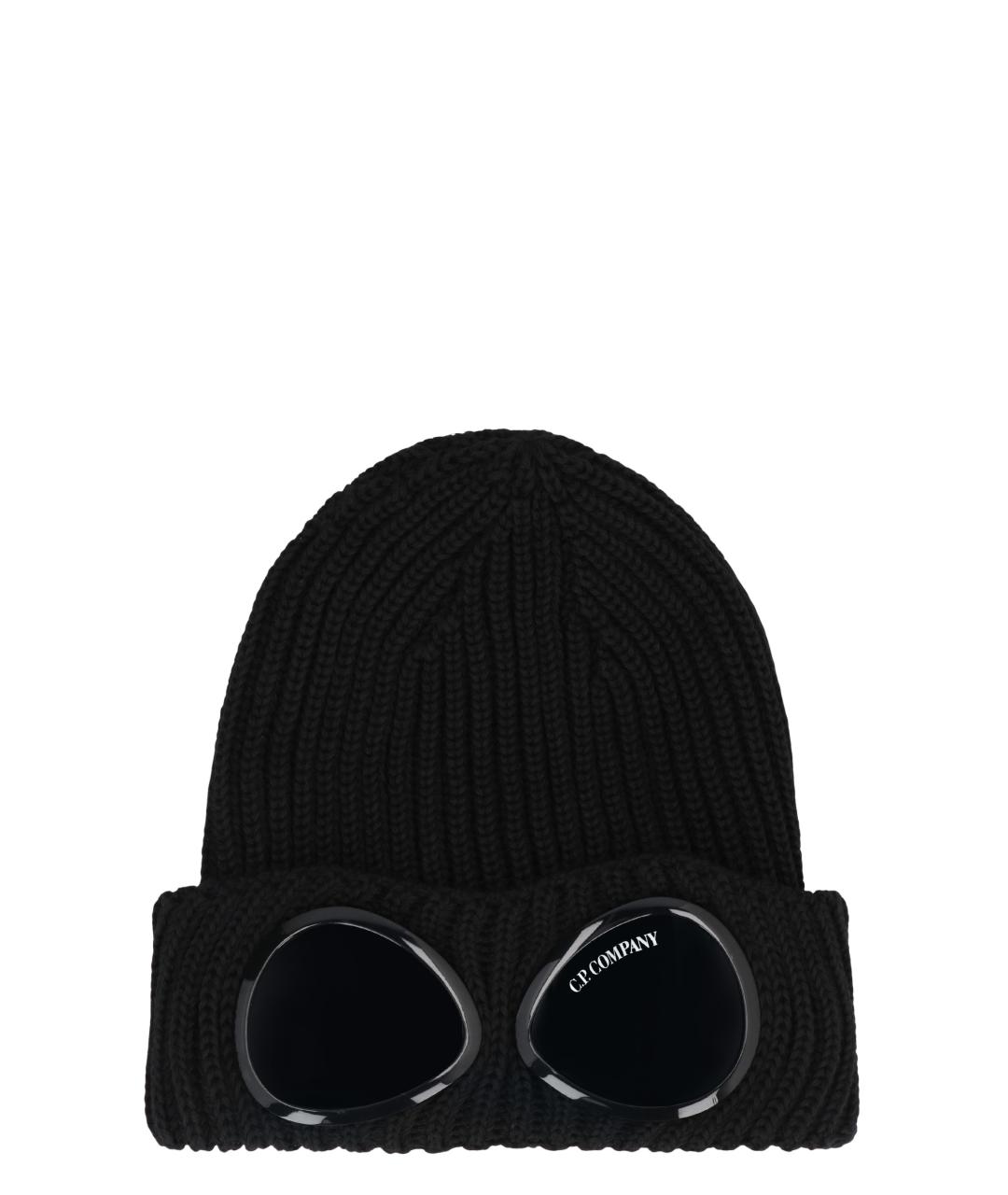 CP COMPANY Черная шерстяная шапка, фото 1