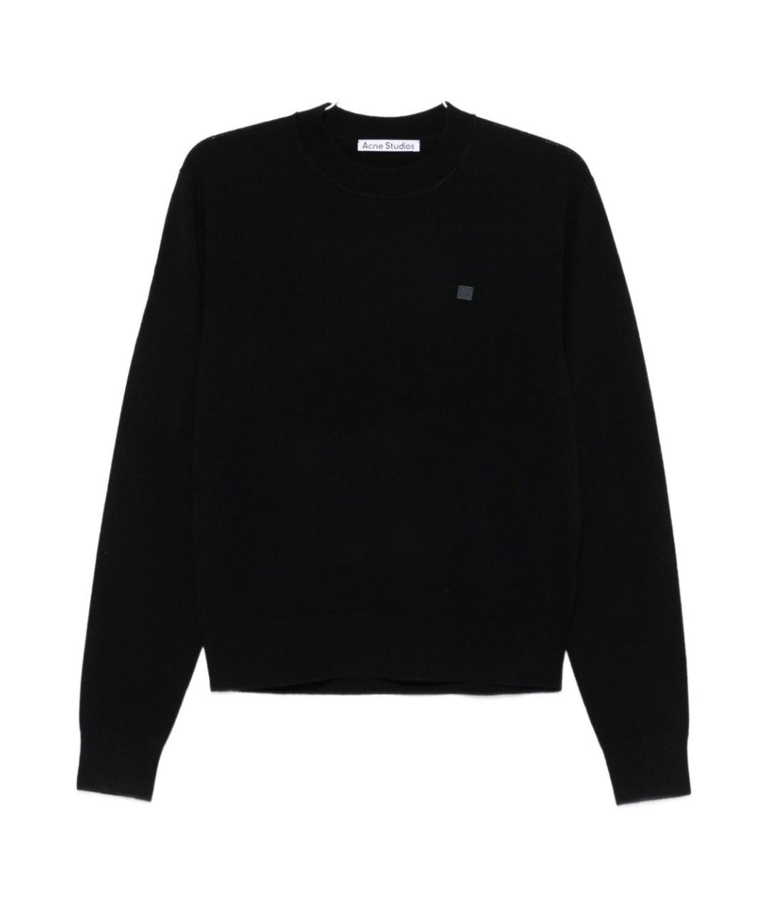 ACNE STUDIOS Черный шерстяной джемпер / свитер, фото 1