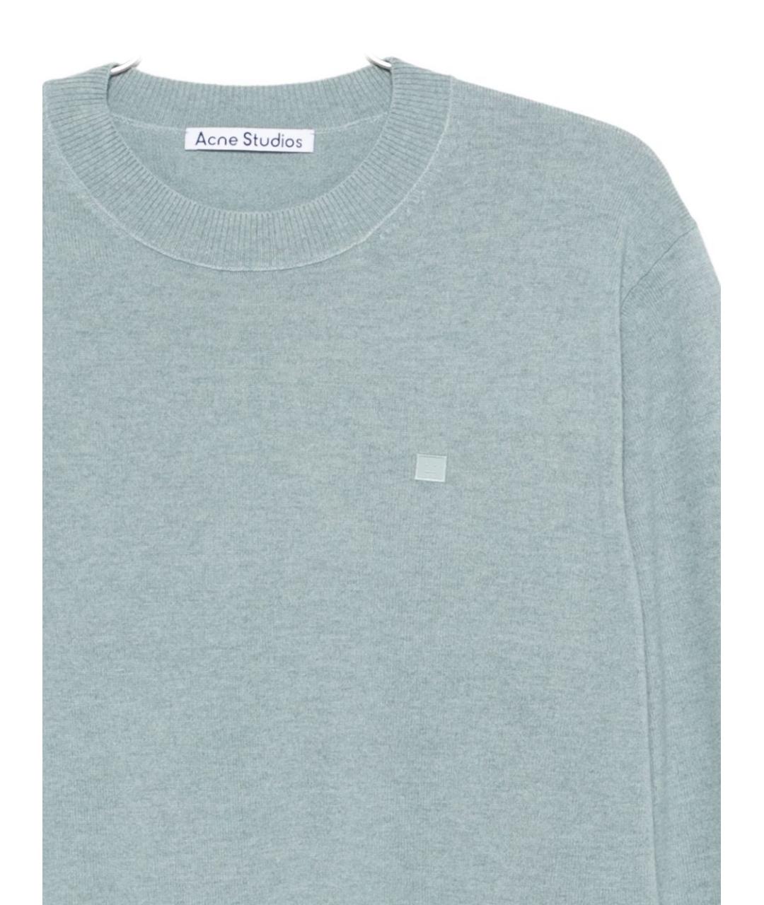 ACNE STUDIOS Синий шерстяной джемпер / свитер, фото 2