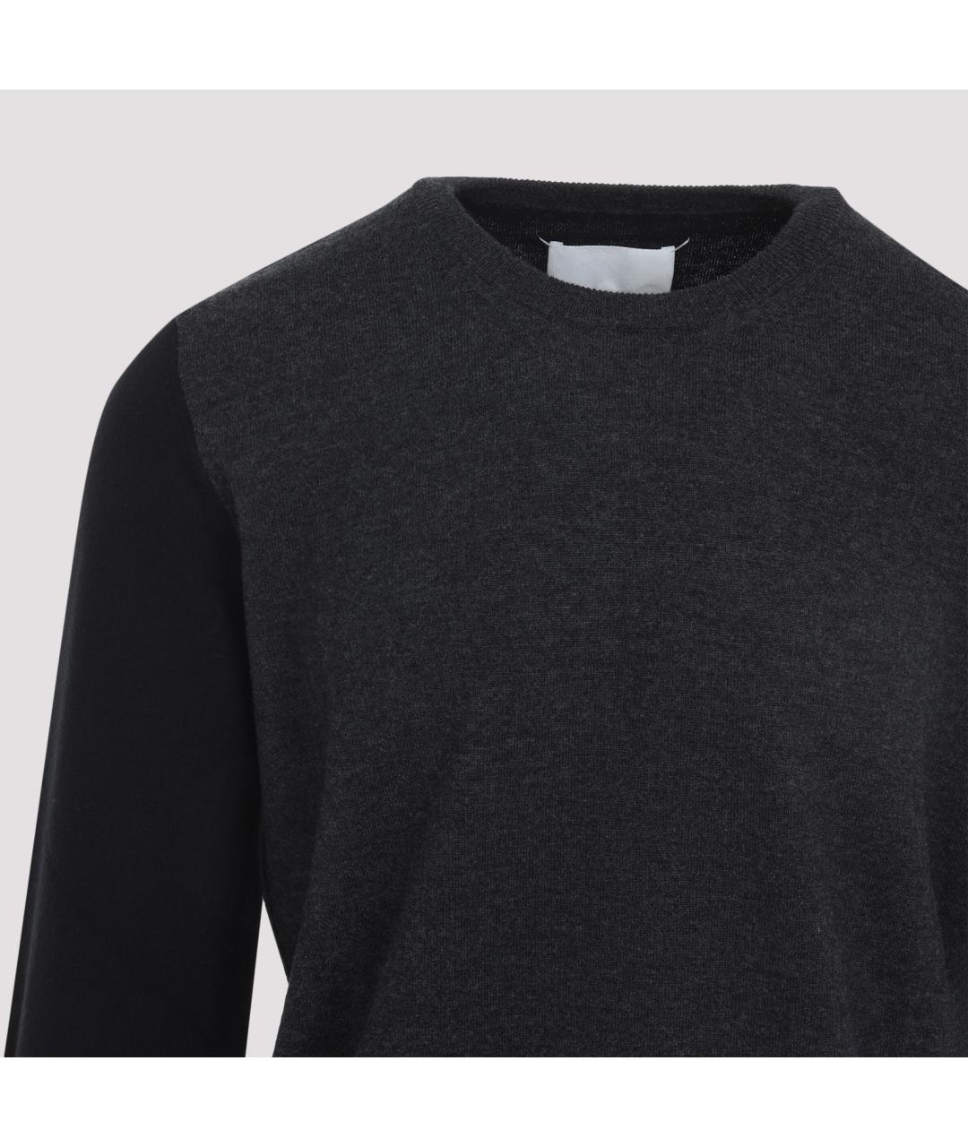 MAISON MARGIELA Черный шерстяной джемпер / свитер, фото 3