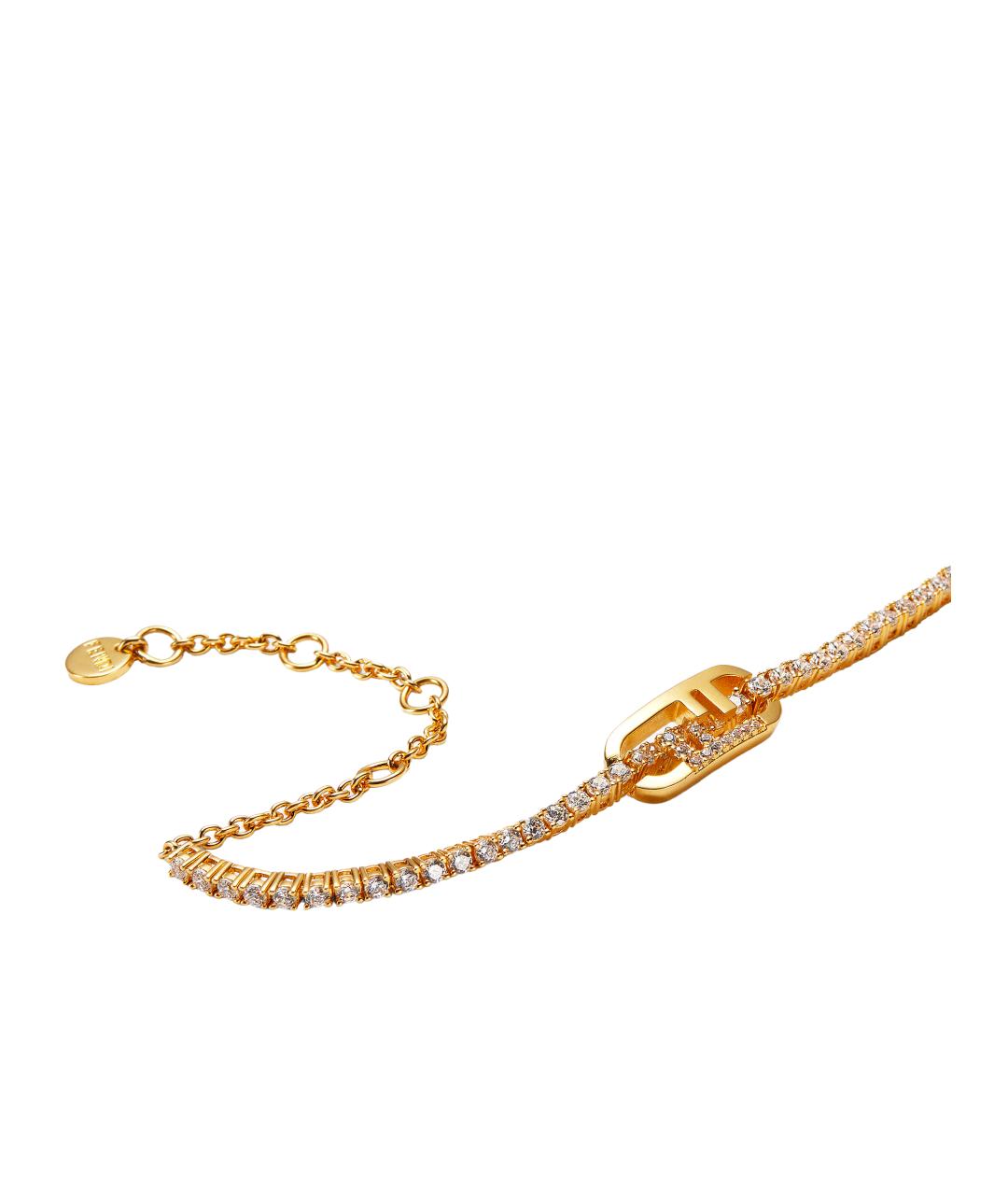 FENDI Золотой браслет, фото 2