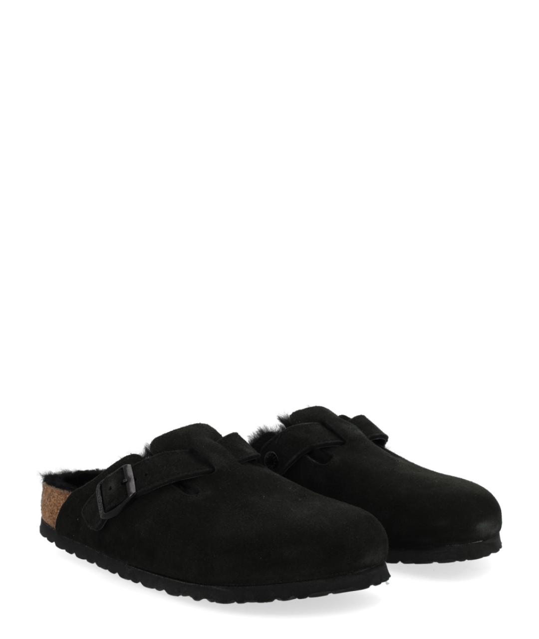 BIRKENSTOCK Черные замшевые сандалии, фото 2