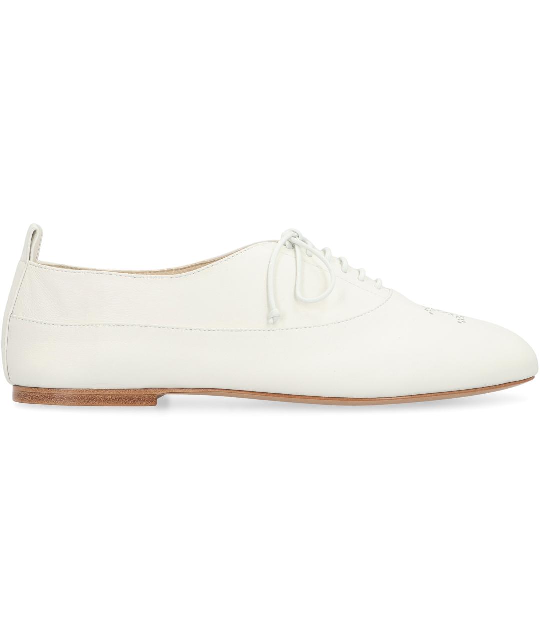 CELINE Белые кожаные ботинки, фото 2