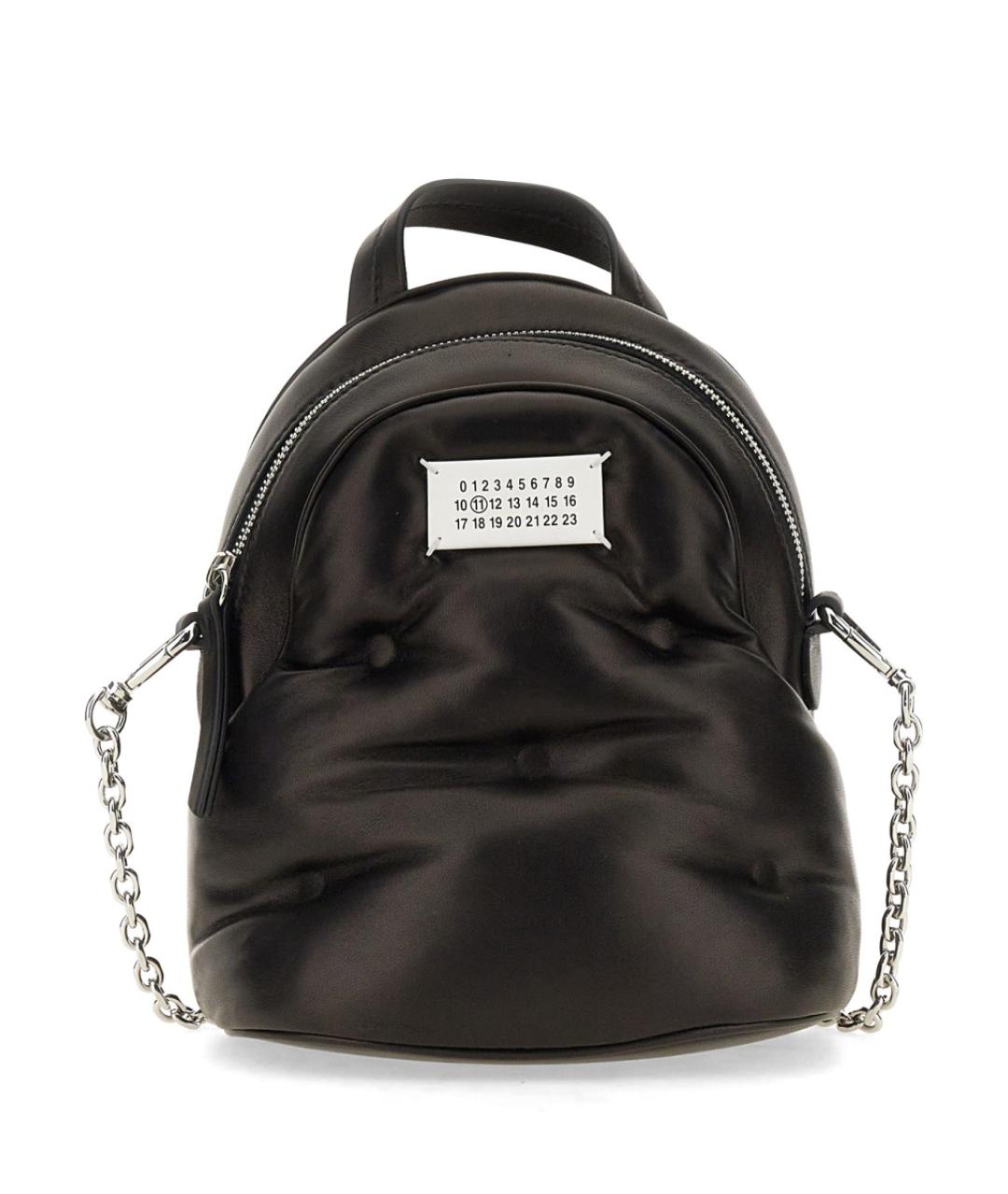 MAISON MARGIELA Черный кожаный рюкзак, фото 1