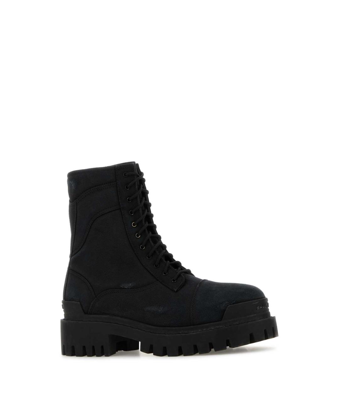 BALENCIAGA Черные высокие ботинки, фото 2