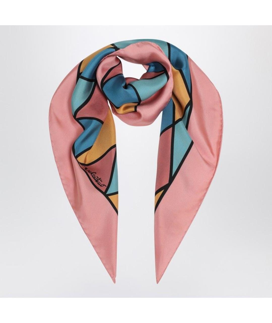 VALENTINO Мульти шелковый платок, фото 2