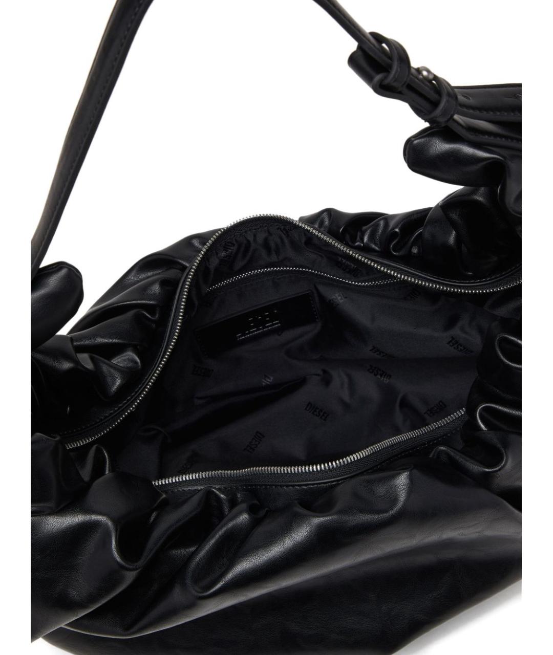 DIESEL Черная сумка через плечо, фото 4