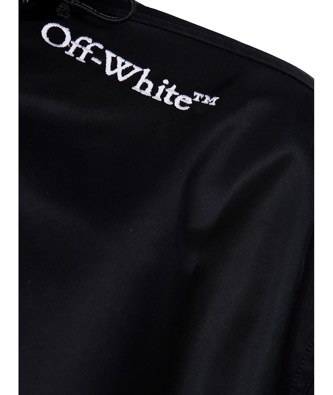 OFF-WHITE Черная полиамидовая куртка, фото 3