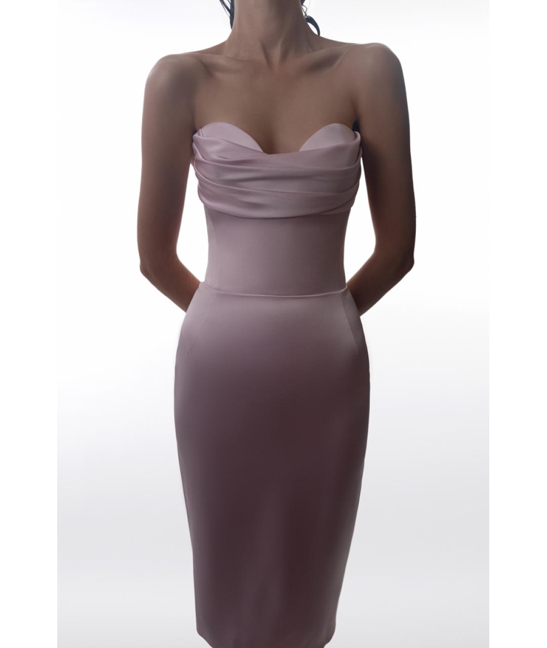 RASARIO Розовое полиэстеровое вечернее платье, фото 3