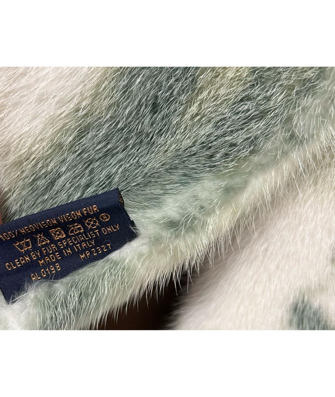 LOUIS VUITTON Зеленый шарф, фото 3