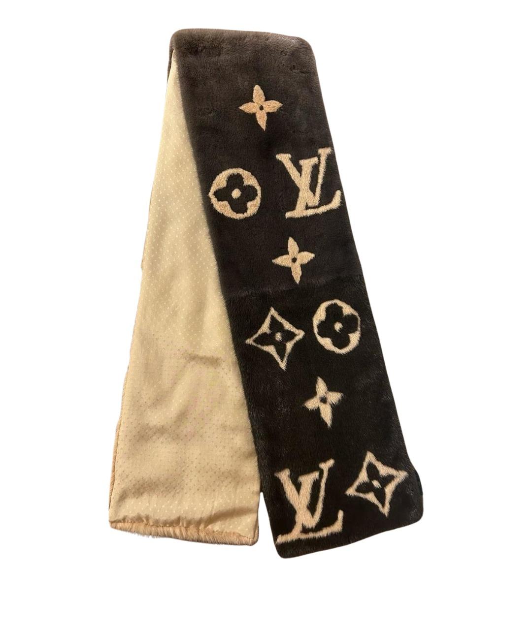 LOUIS VUITTON Бежевый шарф, фото 1