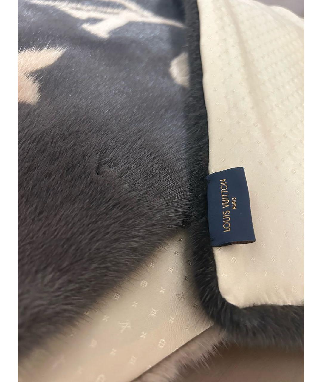 LOUIS VUITTON Бежевый шарф, фото 3