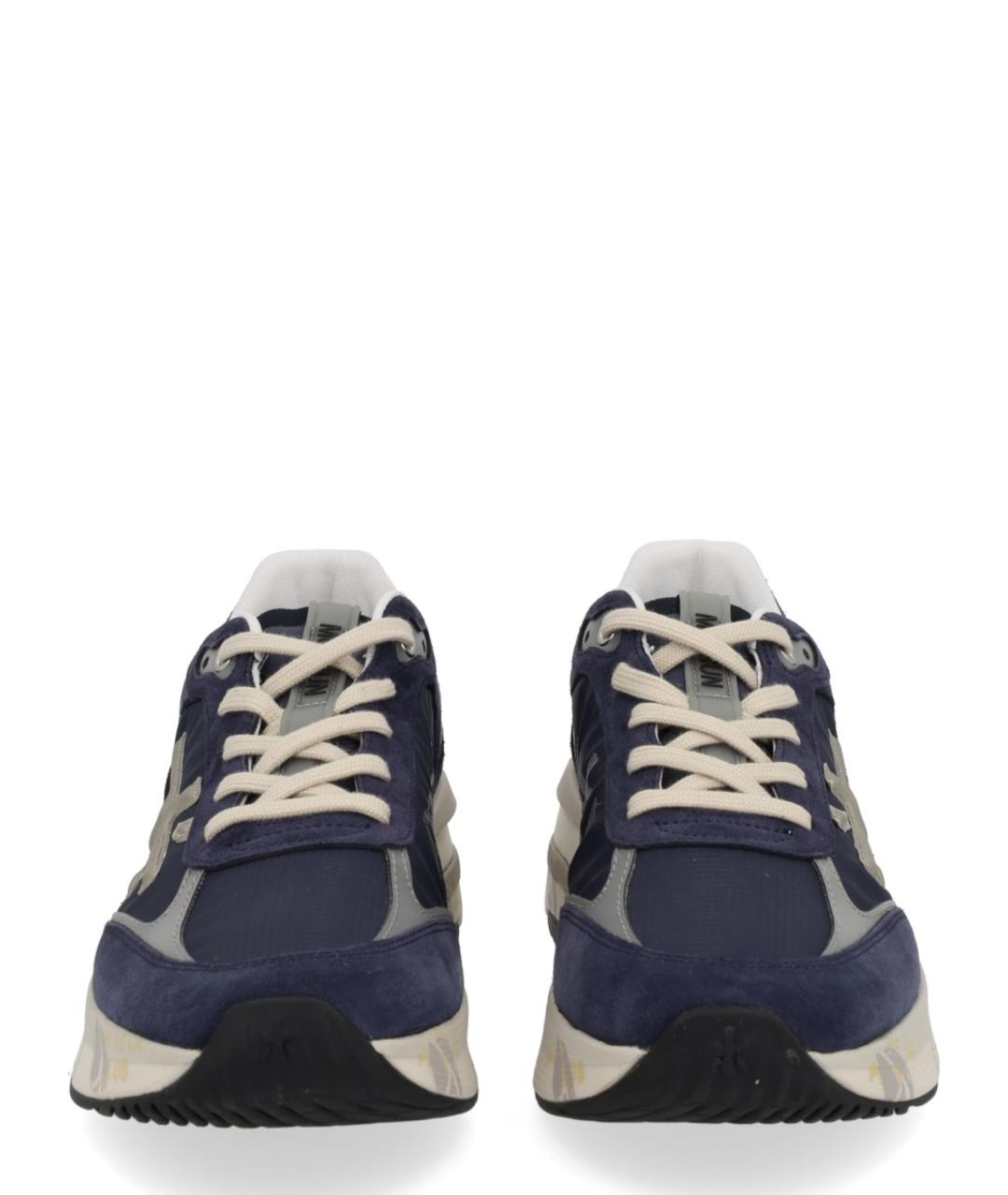 PREMIATA Синие низкие кроссовки / кеды, фото 3