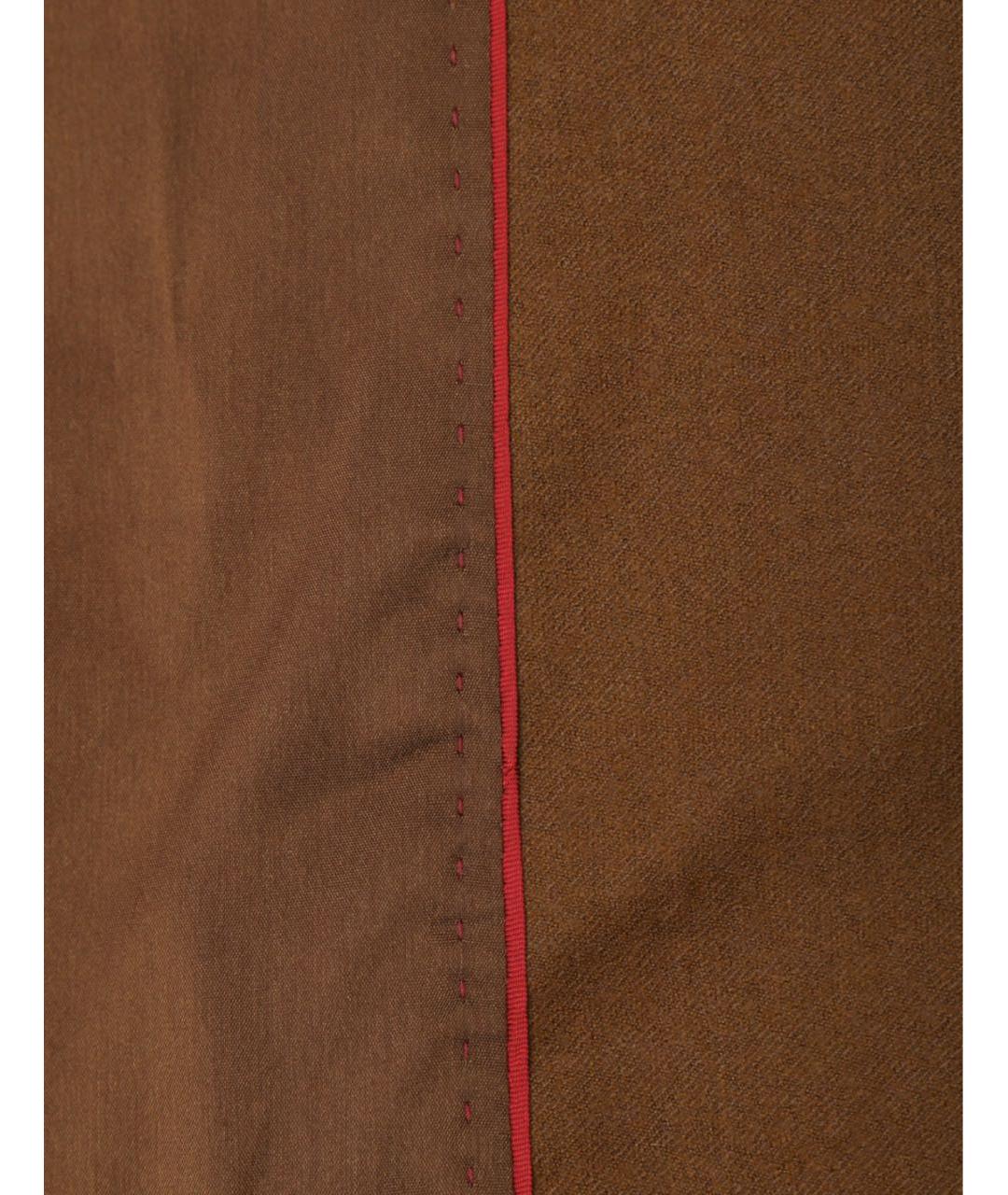 MAX MARA Коричневый шерстяной жакет/пиджак, фото 4