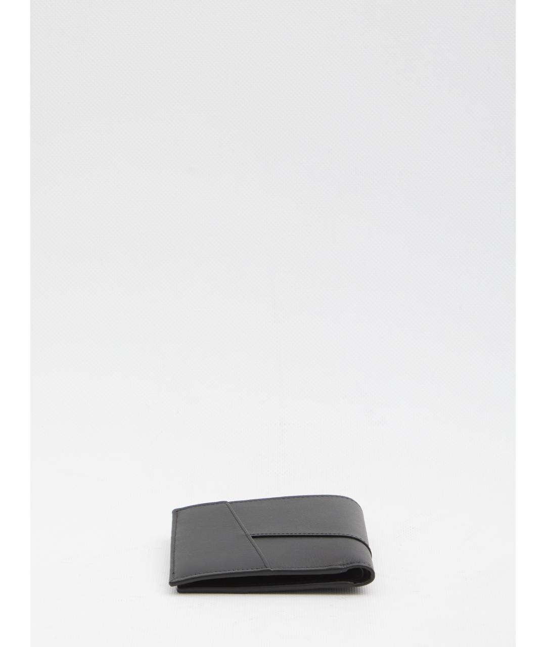 LOEWE Черный кожаный кошелек, фото 3
