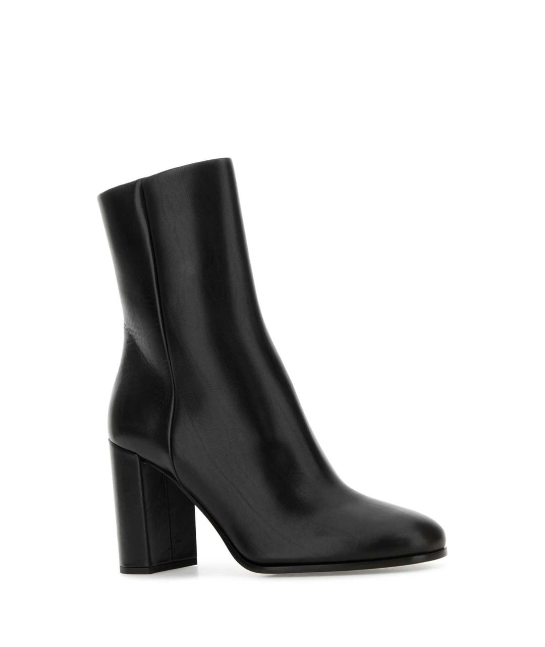 PRADA Черные кожаные ботильоны, фото 2