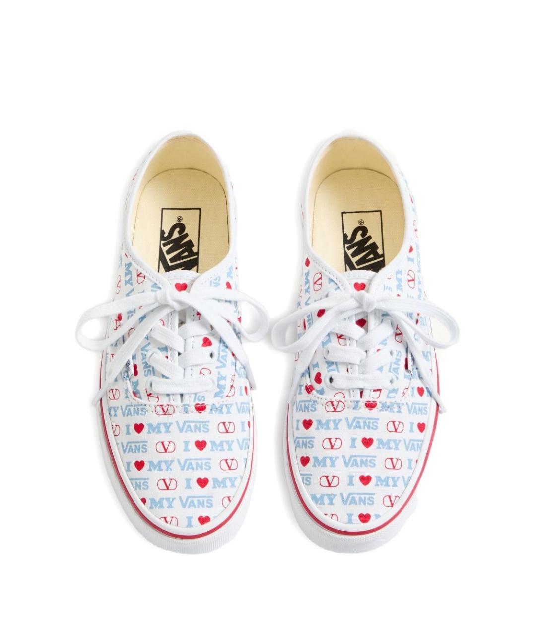 VALENTINO Белые текстильные кеды, фото 3