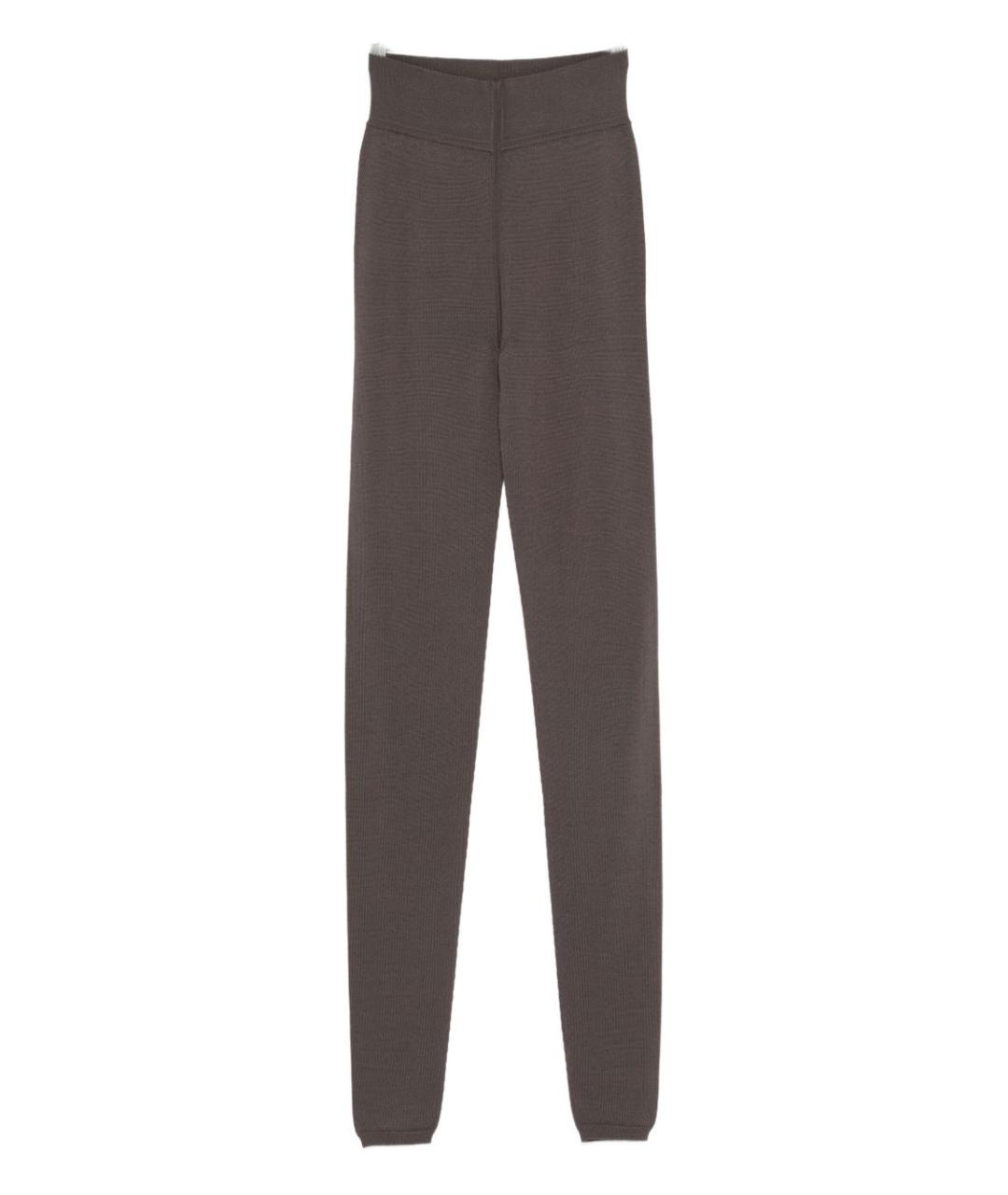 RICK OWENS Серые леггинсы и велосипедки, фото 1