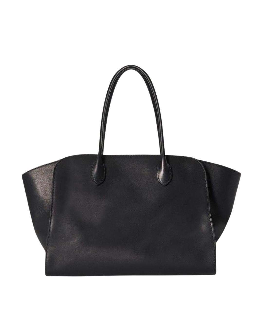 THE ROW Черная кожаная сумка тоут, фото 1