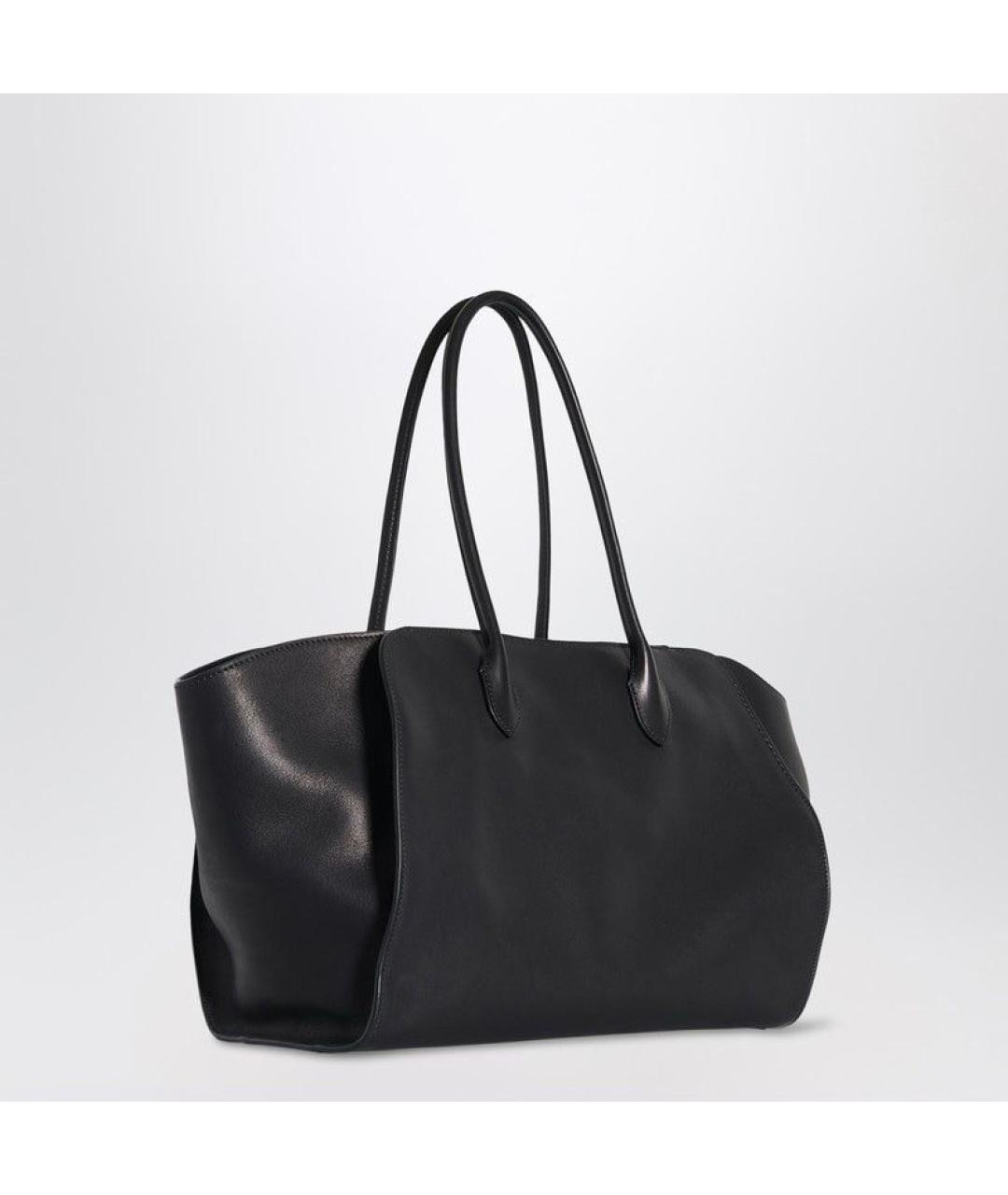 THE ROW Черная кожаная сумка тоут, фото 2