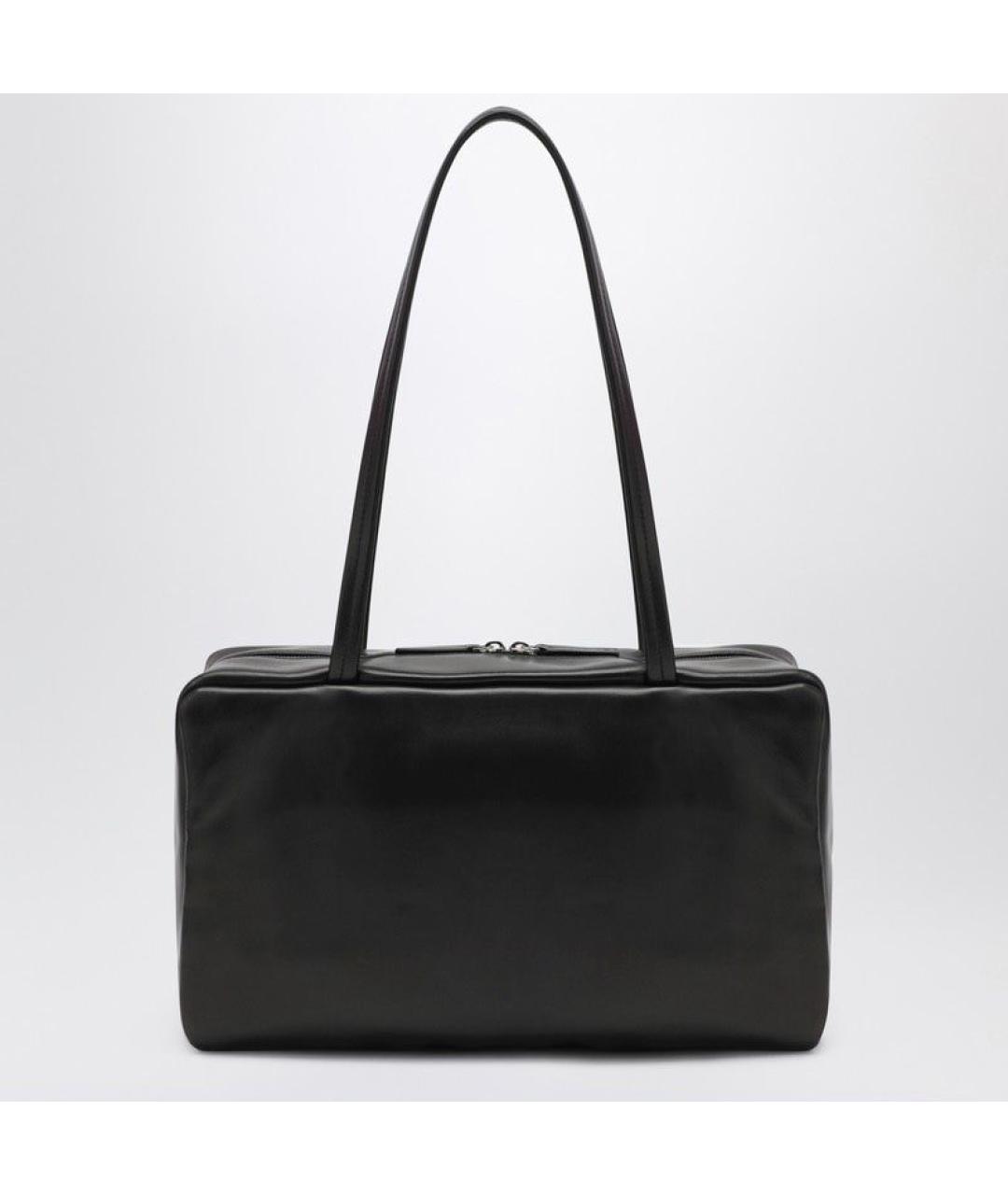 THE ROW Черная кожаная сумка через плечо, фото 3