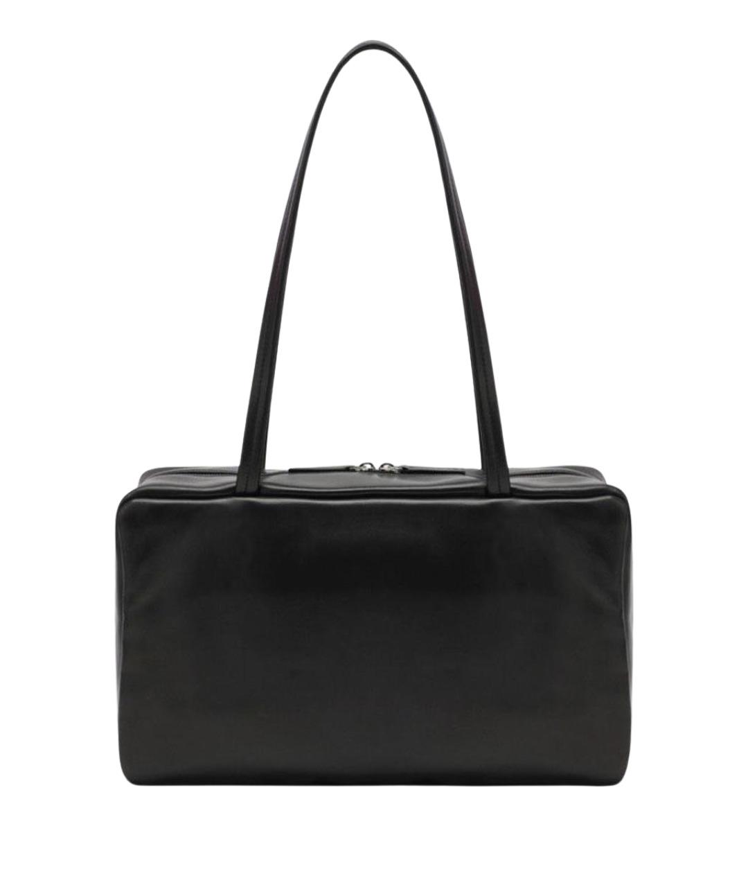 THE ROW Черная кожаная сумка через плечо, фото 1