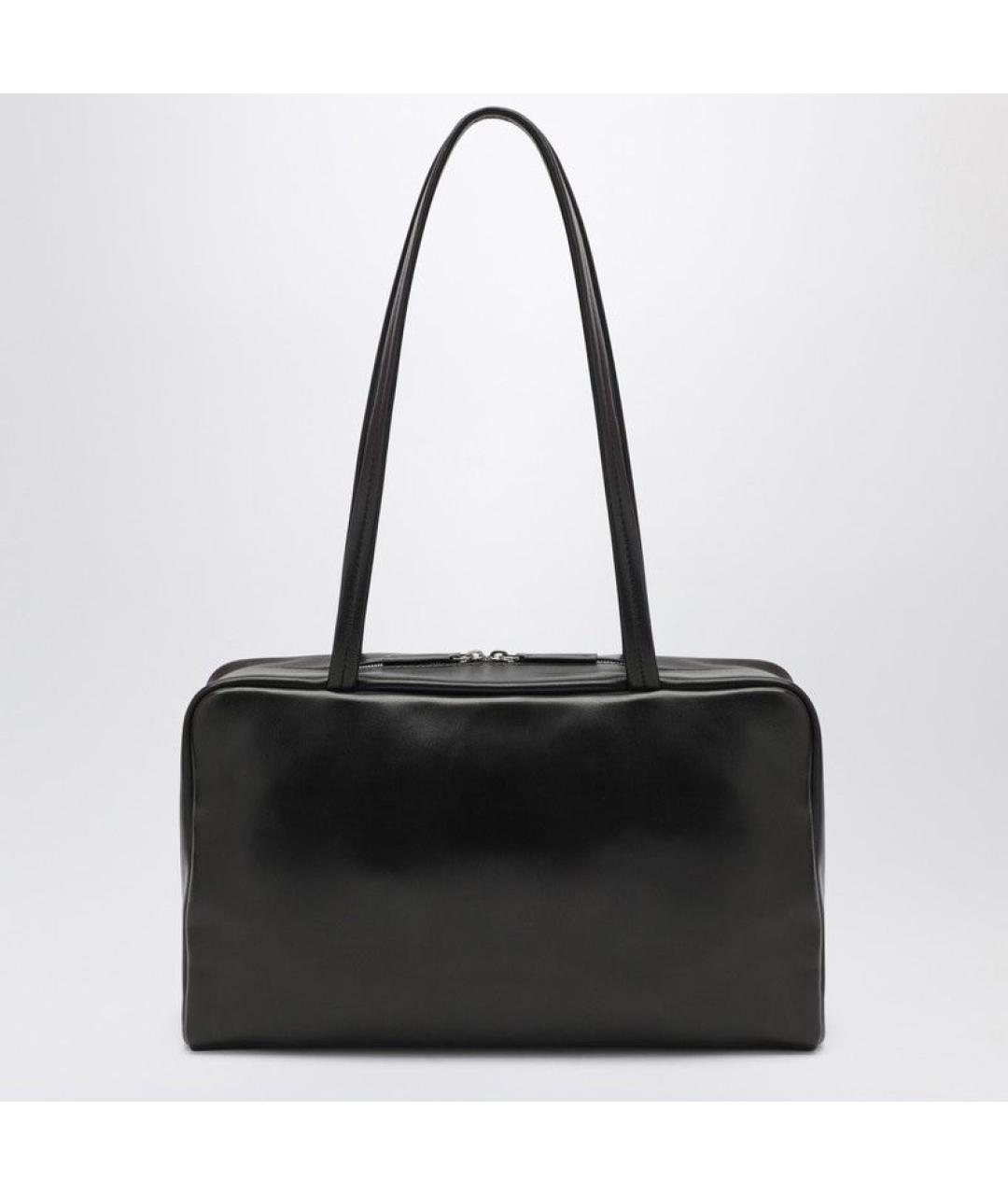 THE ROW Черная кожаная сумка через плечо, фото 2