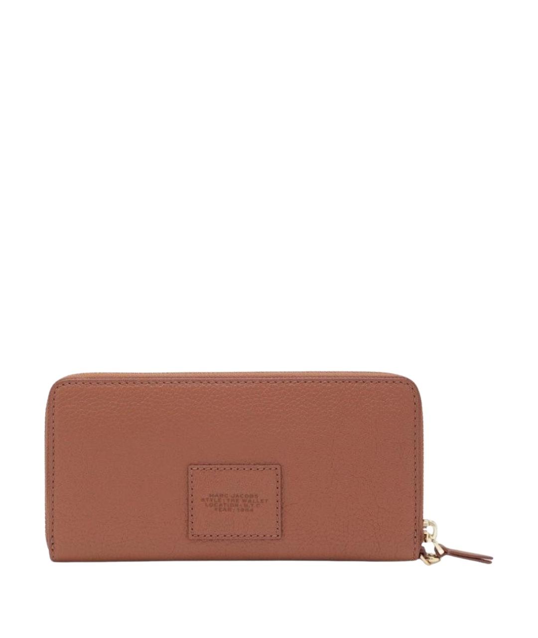 MARC JACOBS Коричневый кожаный кошелек, фото 2