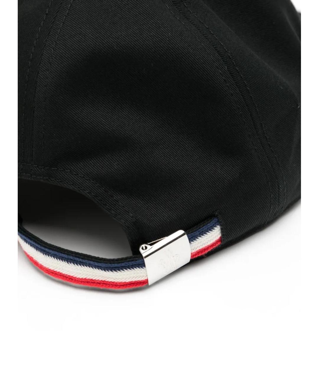 MONCLER Черная хлопковая кепка/бейсболка, фото 2