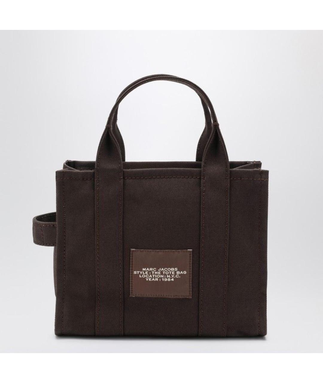 MARC JACOBS Коричневая хлопковая сумка тоут, фото 2