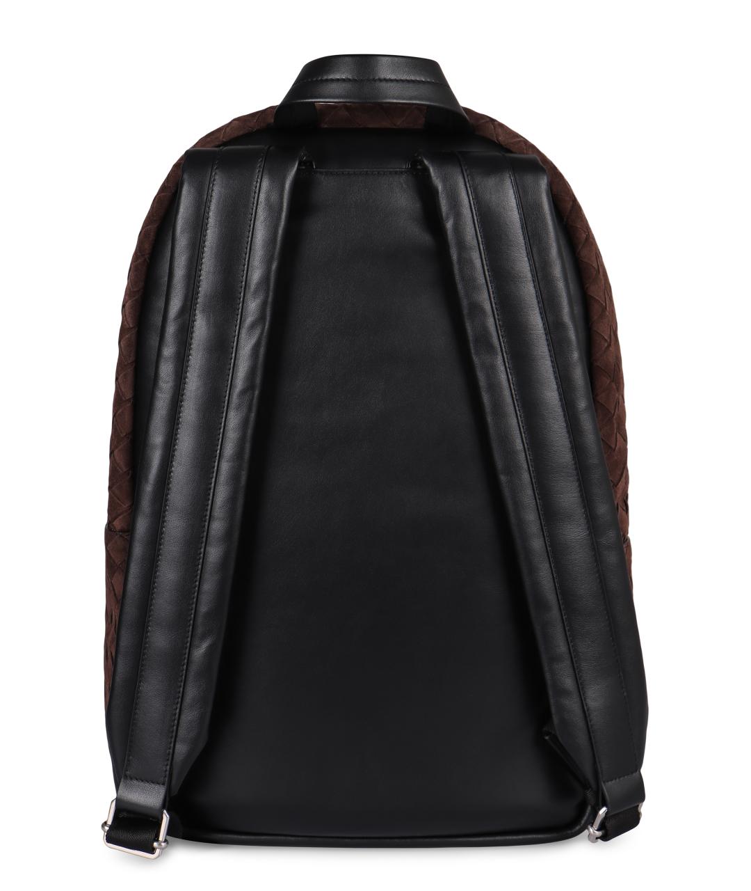 BOTTEGA VENETA Коричневый замшевый рюкзак, фото 4