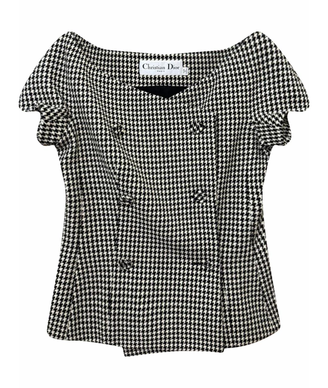 CHRISTIAN DIOR Бежевая шерстяная жилетка, фото 1