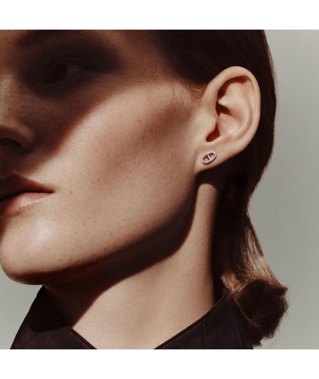 HERMES Серебряные серебряные серьги, фото 2