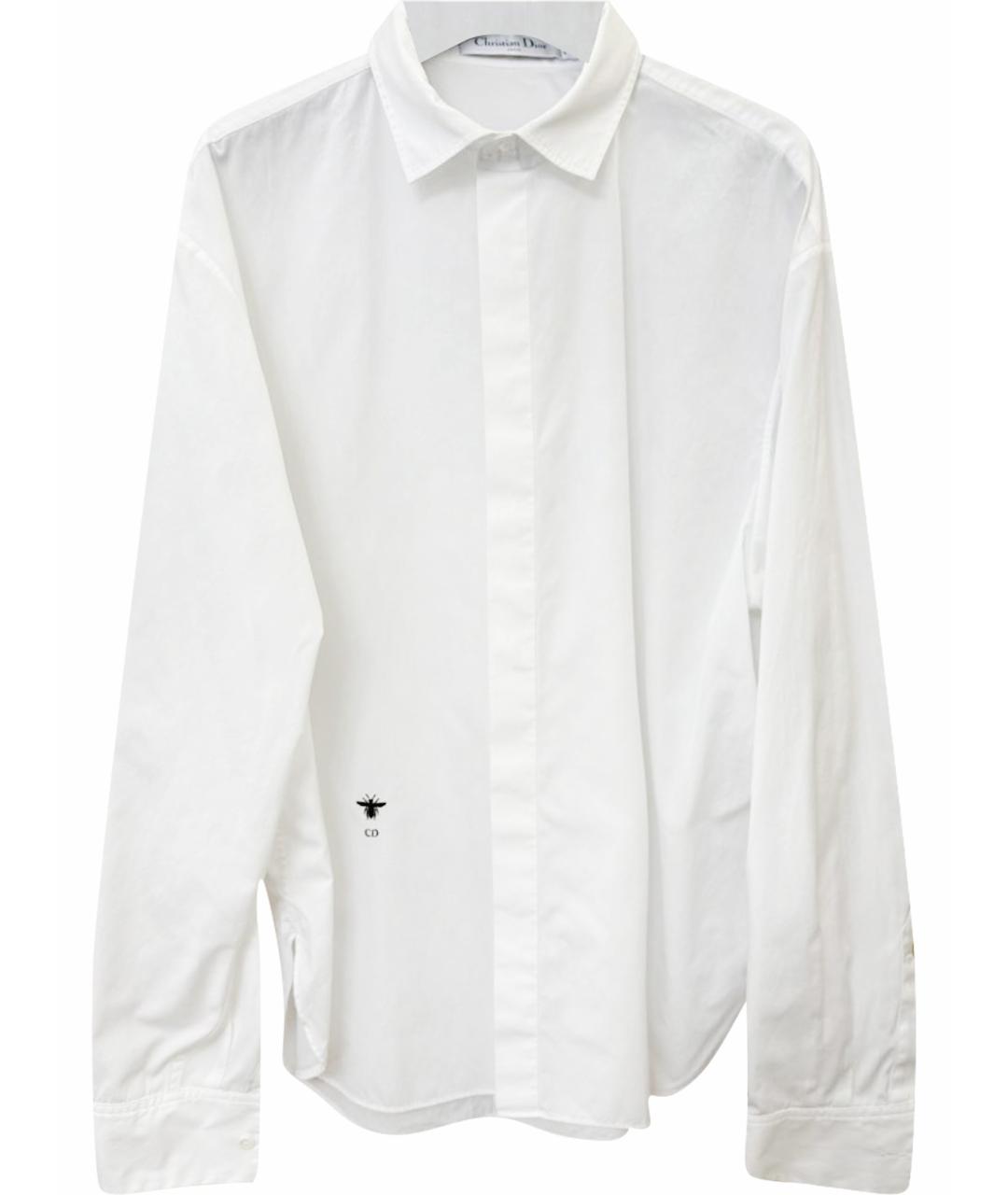 CHRISTIAN DIOR Белая хлопковая рубашка, фото 1