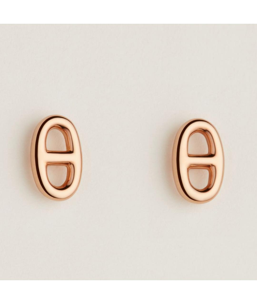 HERMES Золотые серьги из розового золота, фото 3