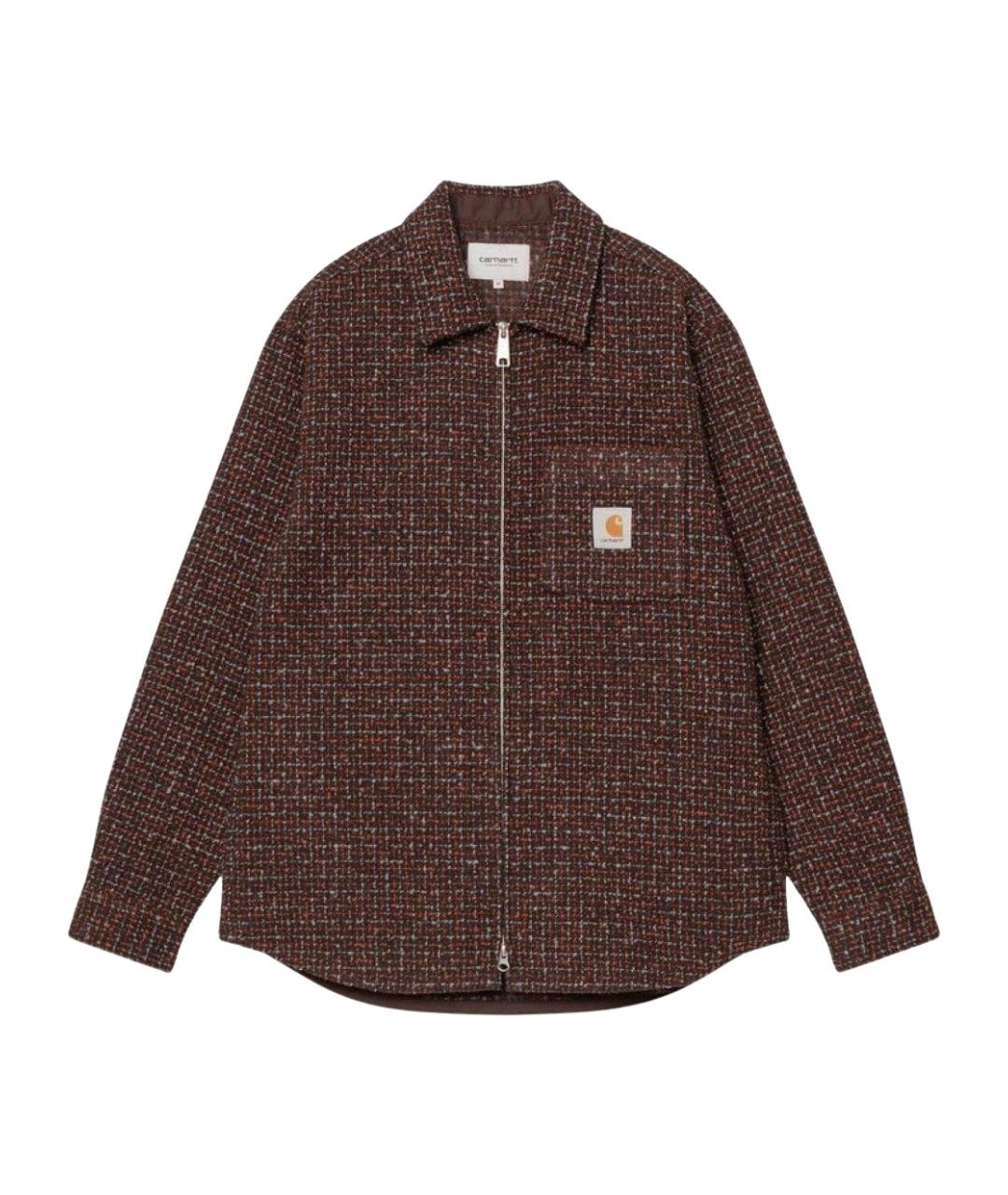 CARHARTT WIP Коричневая полиэстеровая куртка, фото 1