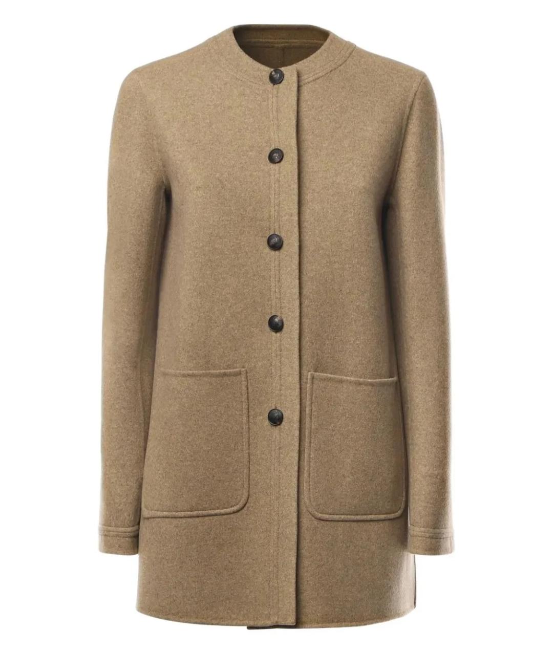 LORO PIANA Коричневое кашемировое пальто, фото 1