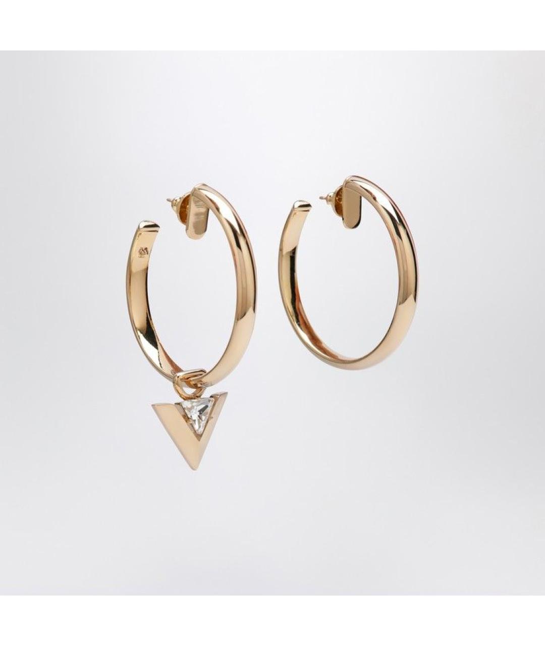 VALENTINO Золотые металлические серьги, фото 3