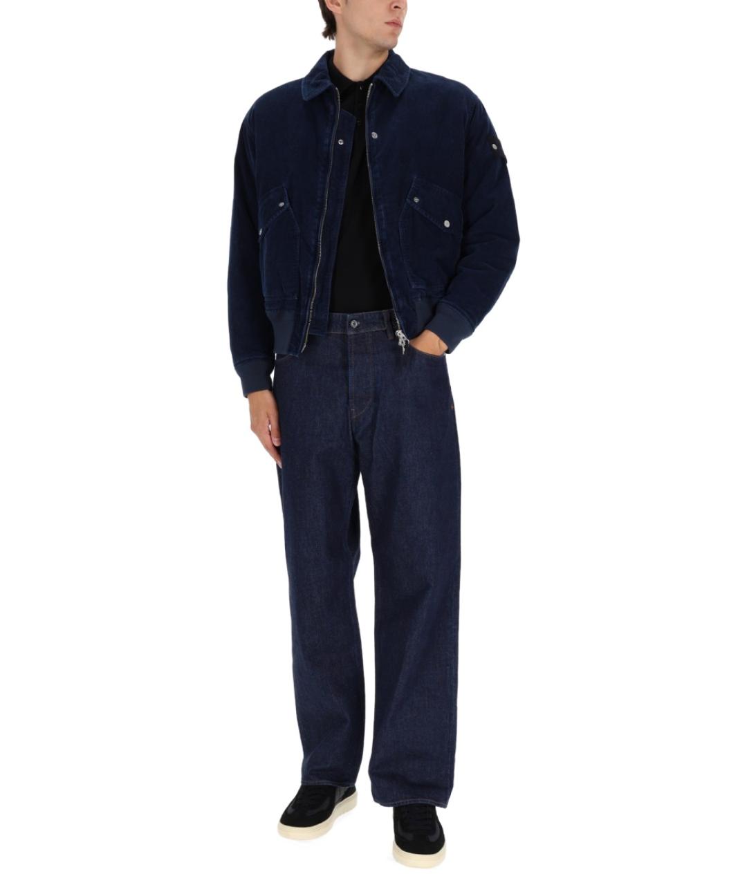 STONE ISLAND Синяя хлопковая куртка, фото 3