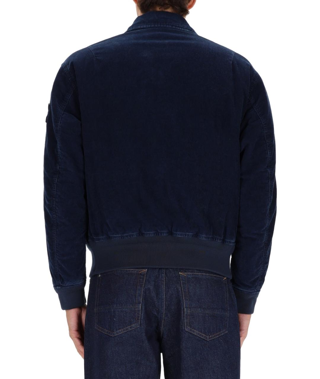 STONE ISLAND Синяя хлопковая куртка, фото 5