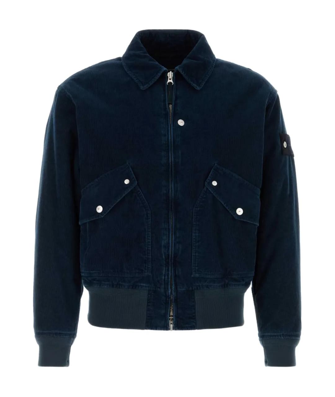 STONE ISLAND Синяя хлопковая куртка, фото 1