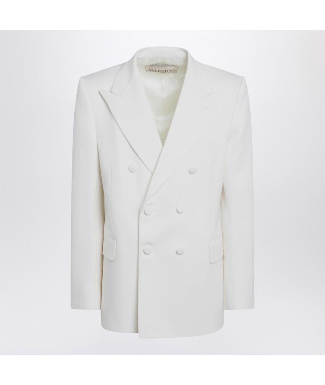 VALENTINO Белая шерстяная куртка, фото 3