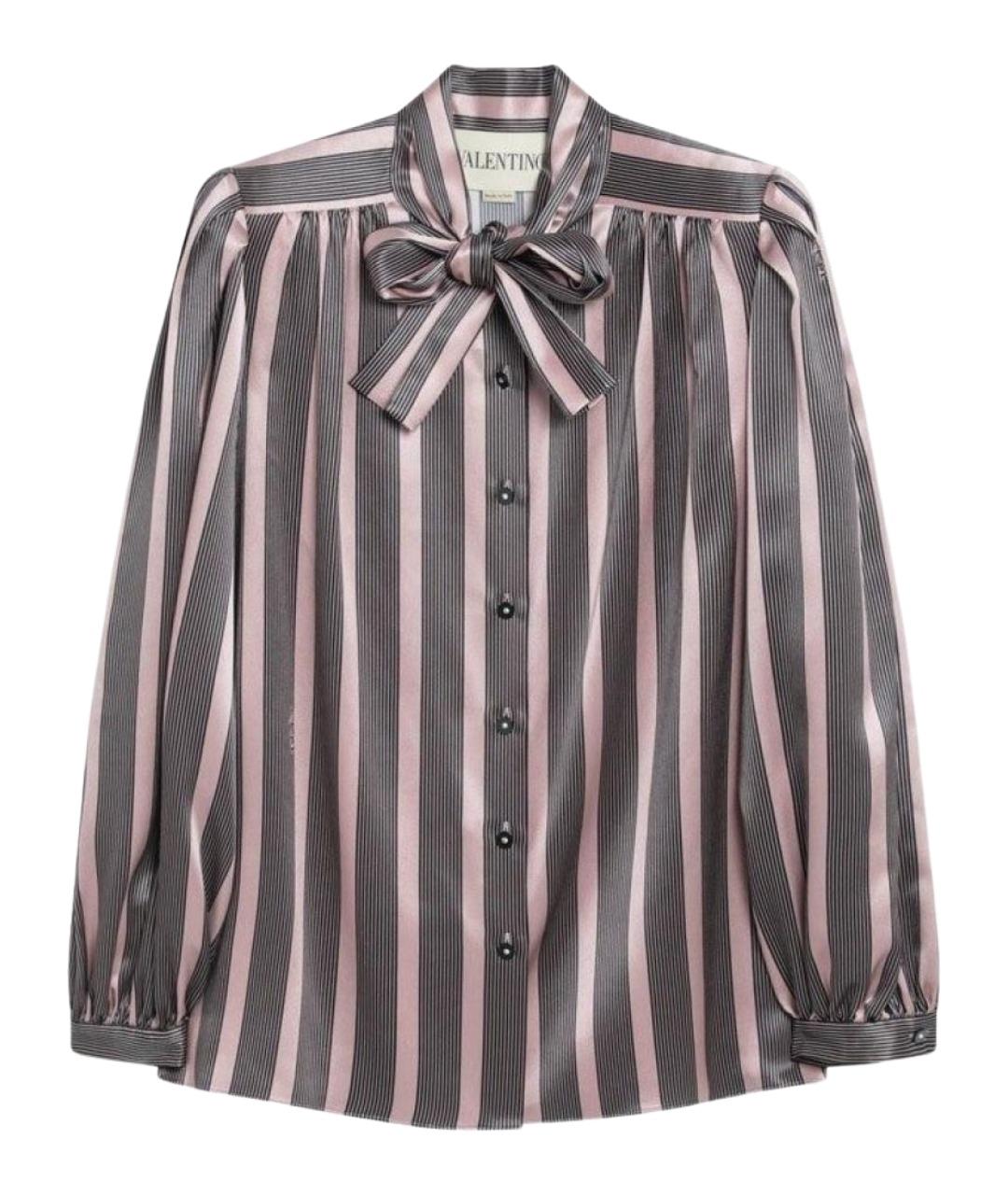VALENTINO Мульти шелковая рубашка, фото 1