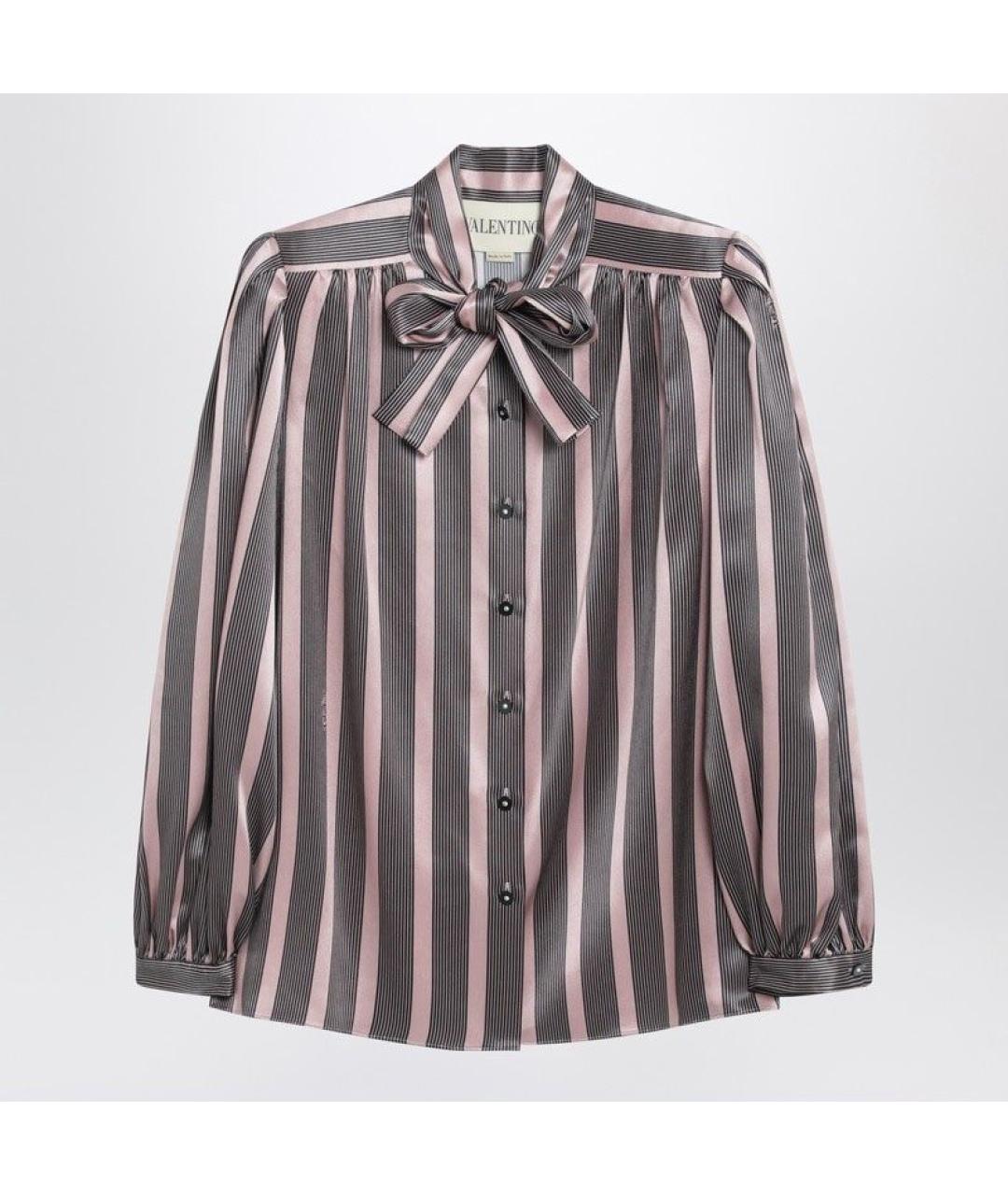 VALENTINO Мульти шелковая рубашка, фото 3