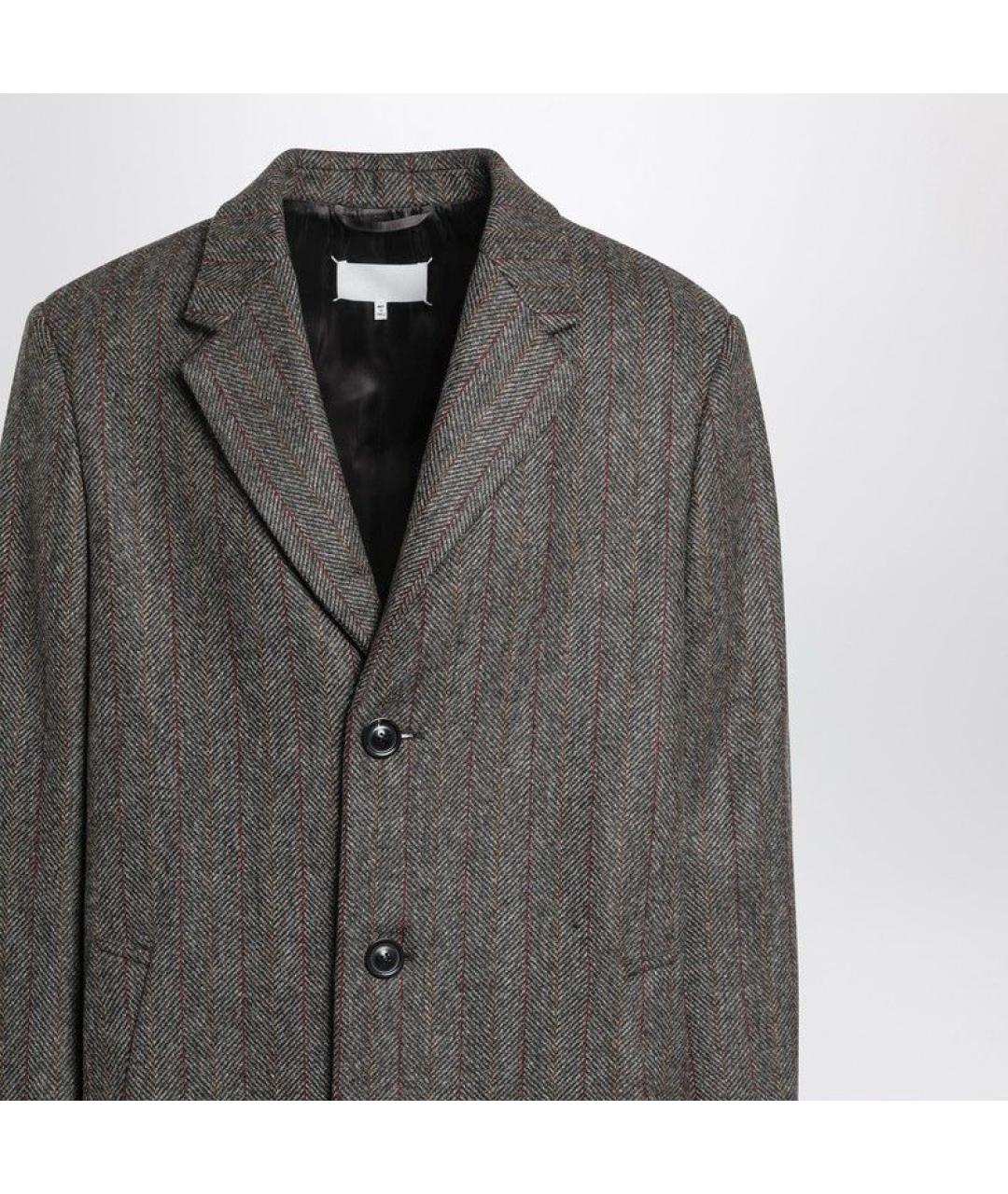 MAISON MARGIELA Мульти шерстяное пальто, фото 2