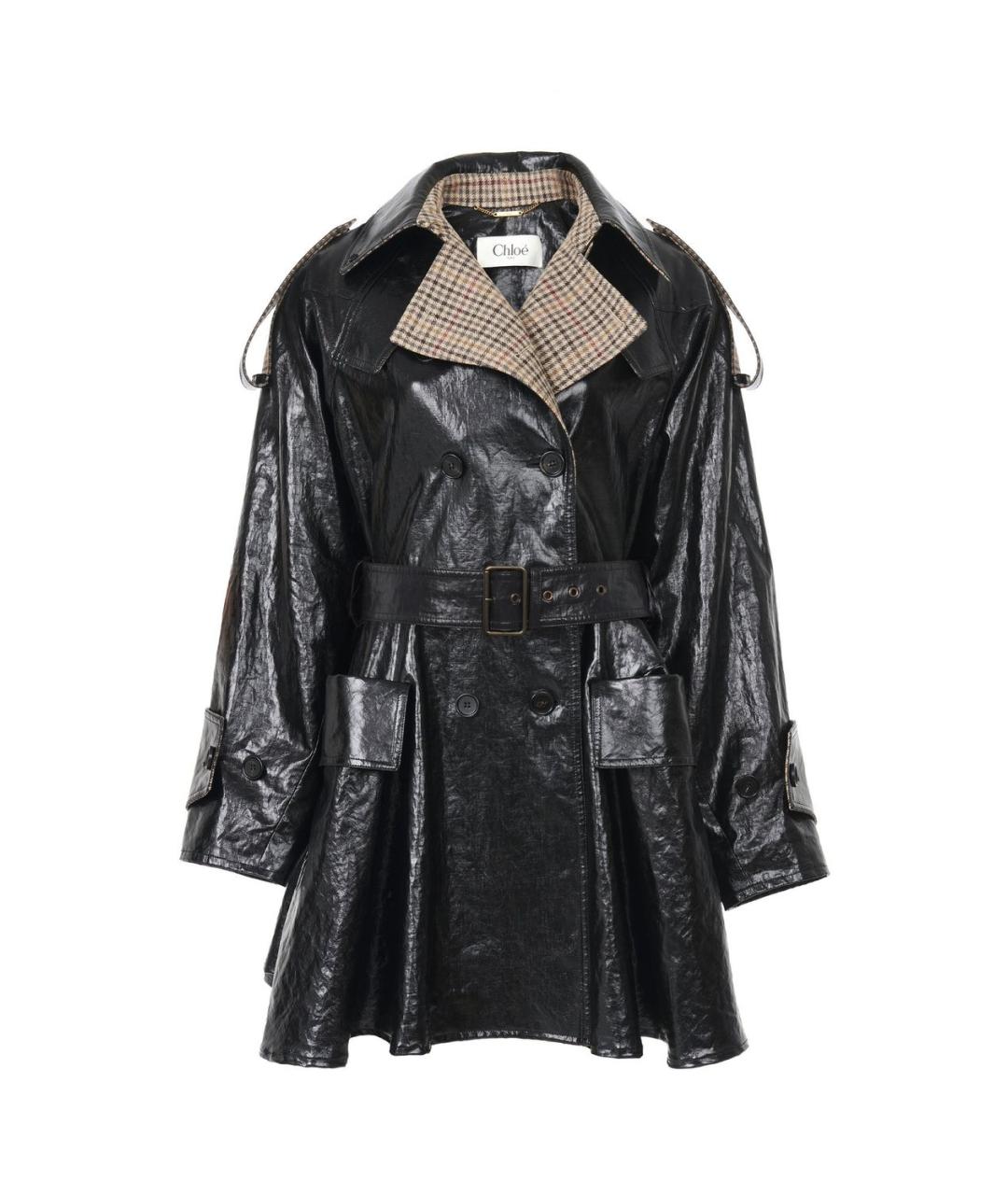 CHLOE Черное пальто, фото 1